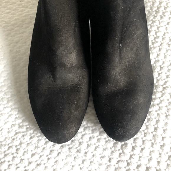 Schutz Suede Leather booties, black size 7 - Picture 7 of 11